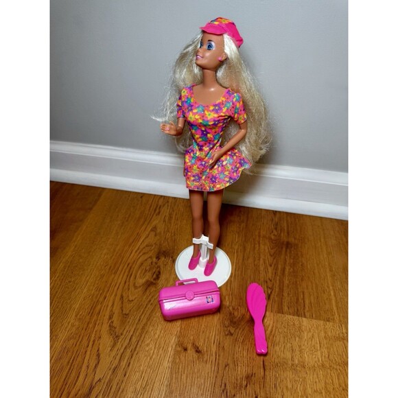 Vintage Caboodles Barbie Doll 1992 Mattel # 3157 - Picture 4 of 7